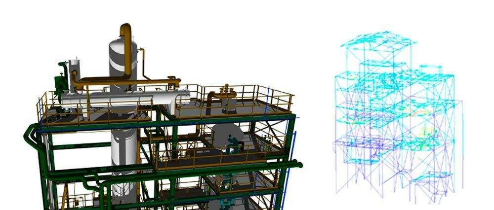 Análisis: problemas de vibraciones en edificio de proceso con equipos dinámicos (vibration analysis on process units with dynamic equipment)