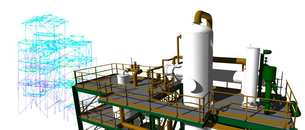 Análisis: problemas de vibraciones en edificio de proceso con equipos dinámicos (vibration analysis on process units with dynamic equipment)