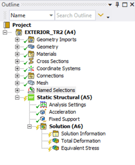 modelo de ansys mechanical