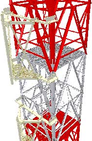 TORRE TELECOM 42m ingenieria estructural